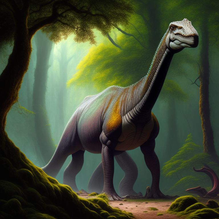 Doplodocus Dinosaur - 5D Diamond Painting 