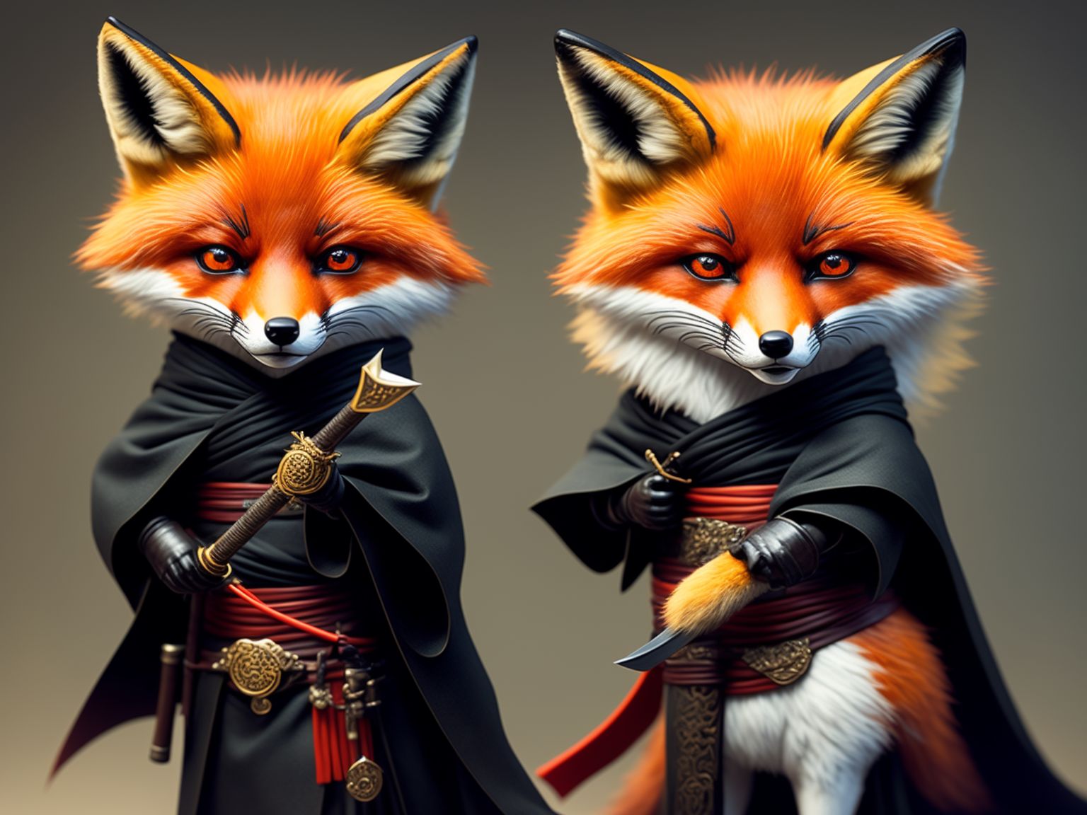 Red Fox Blue Eyes