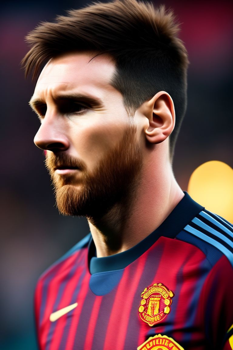 aryapratm: Lionel Messi, Manchester United Costume, Realistic, Football ...