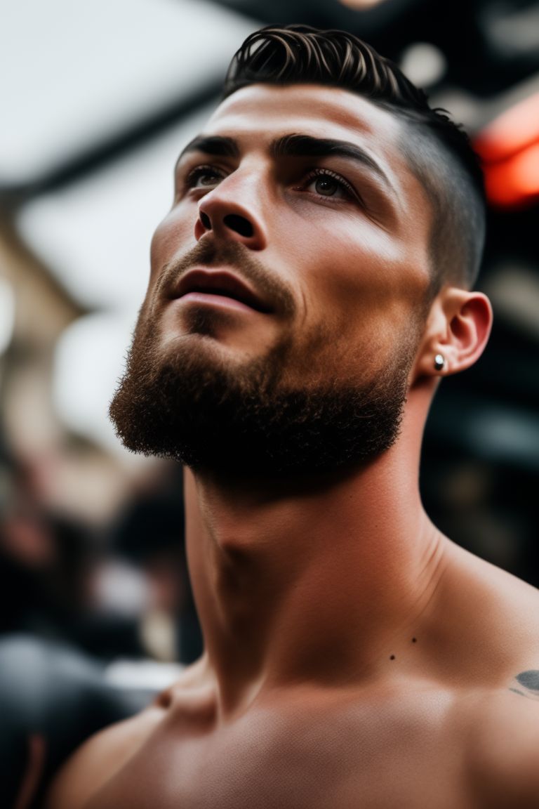 aryapratm: cristiano ronaldo with beard