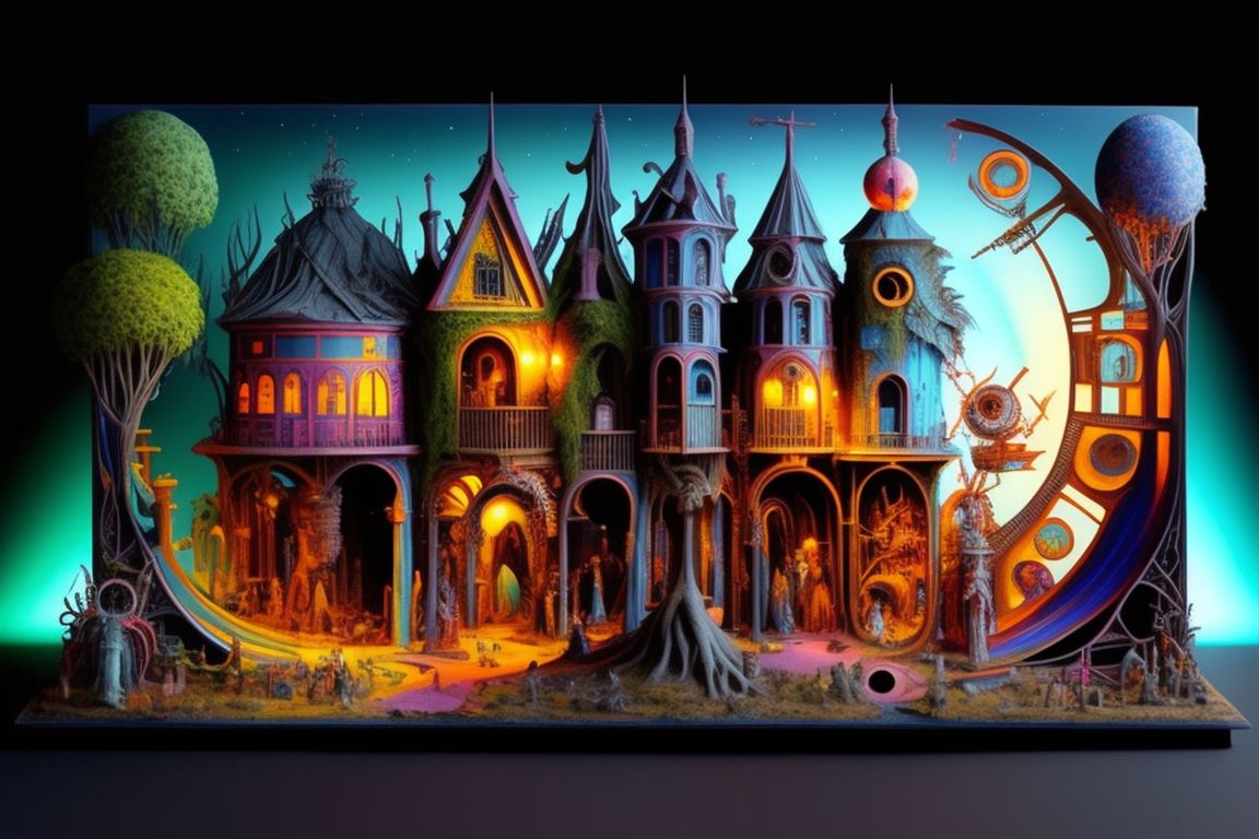 amusingjay718 a hippy town colorful zombie dead alive tall thin