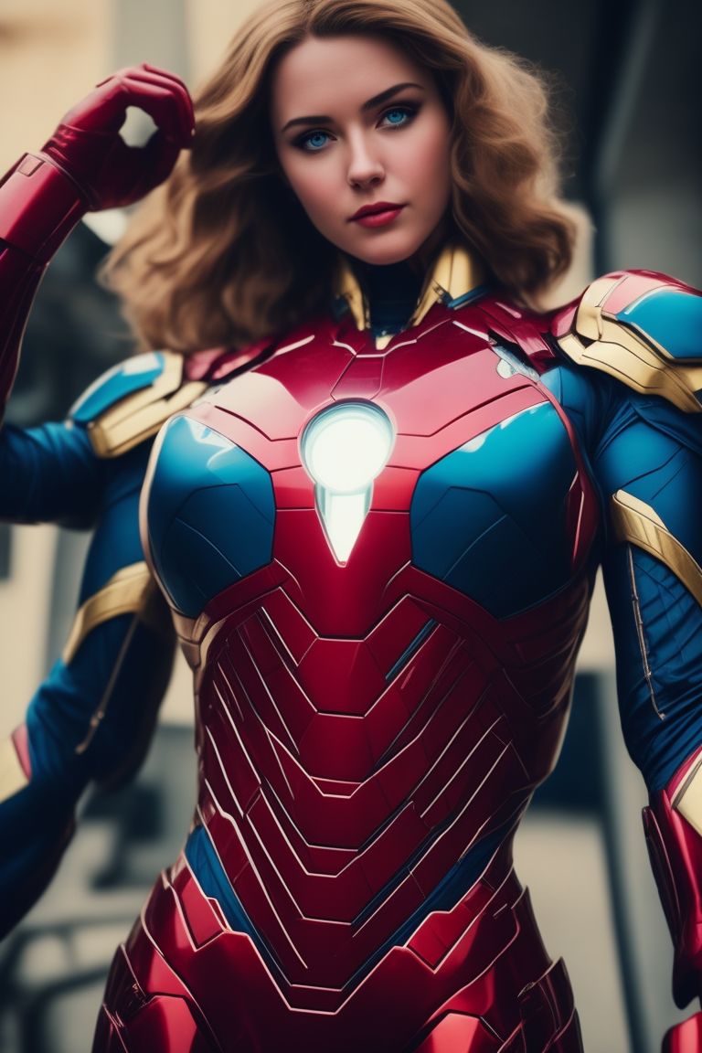 female iron man suit
