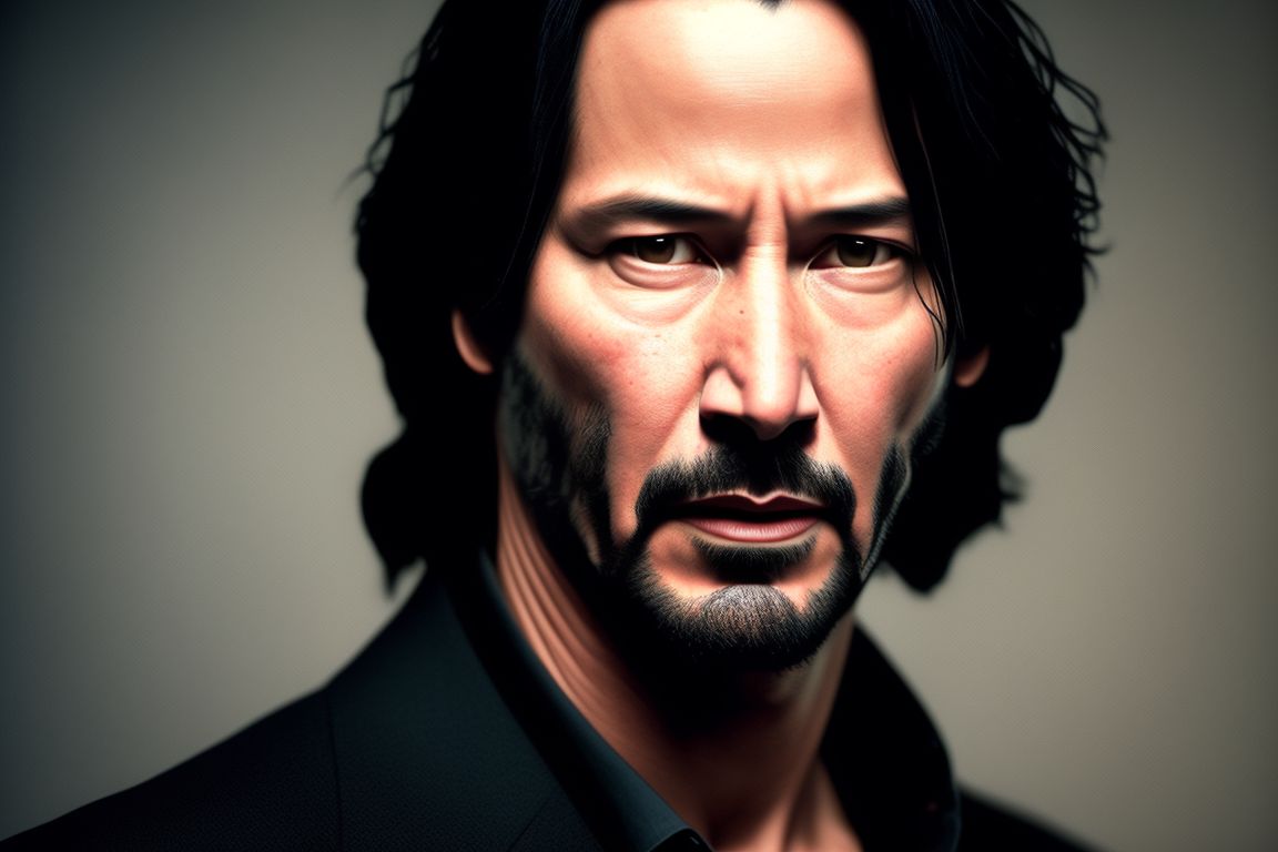 torn-mandrill97: Photo,Ultra realistic image of Keanu reeves from ...