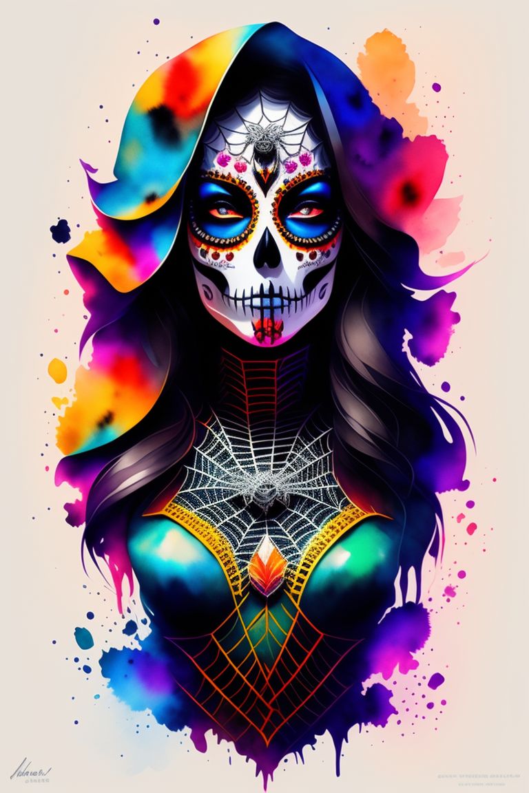 bira-AI-art: spider woman