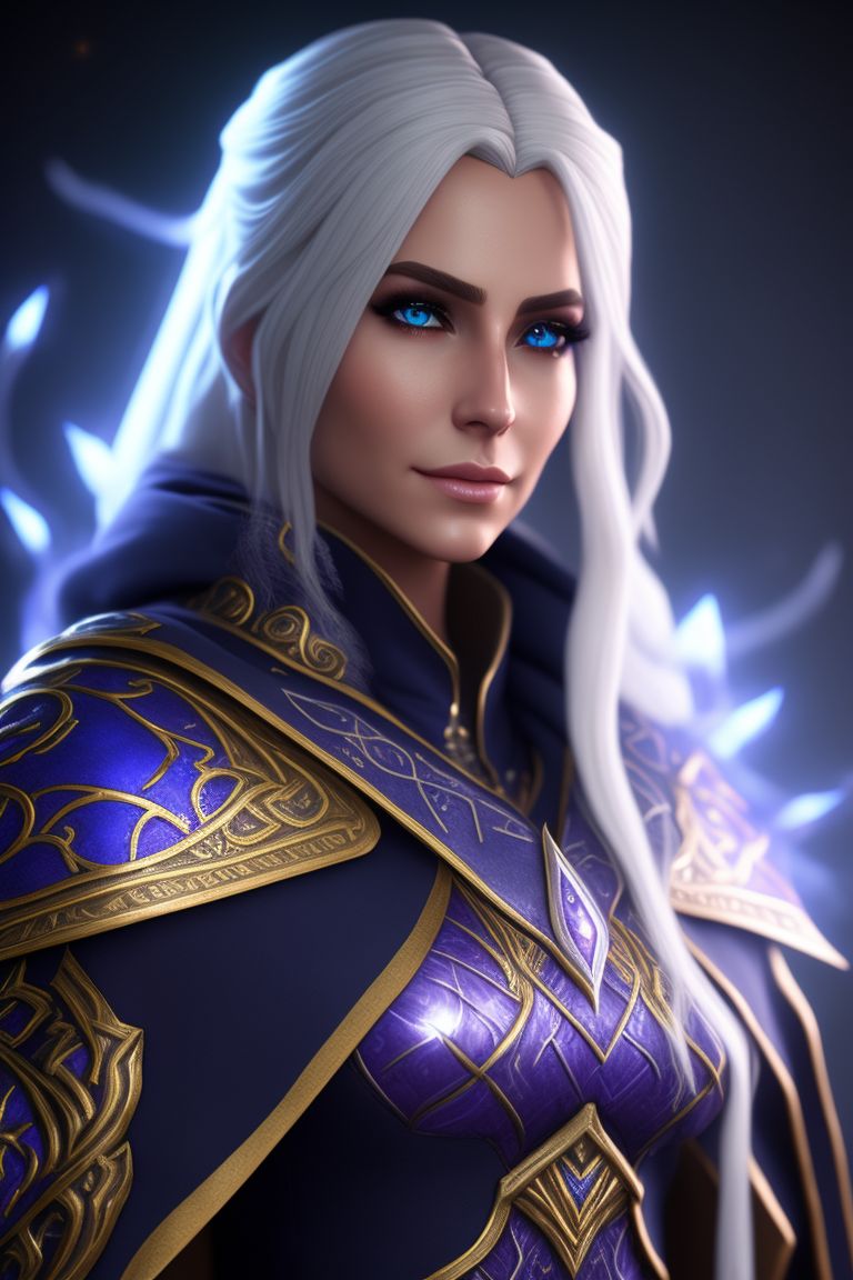 Jaina: blonde female, mage, arcane magic, world of warcraft, jaina ...