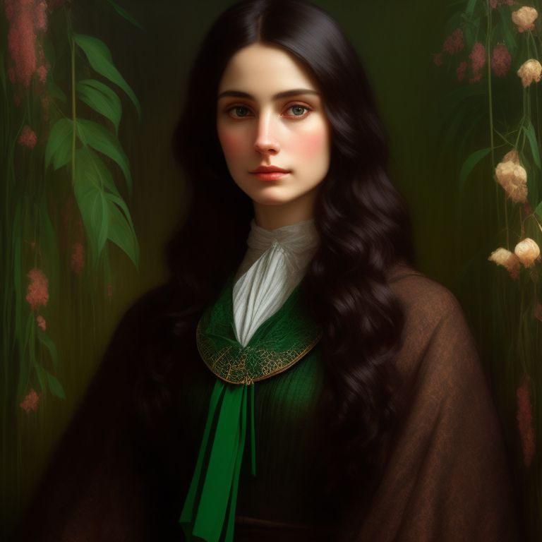 worldly-crow60: an Irish beauty maiden, natural green eyes, red