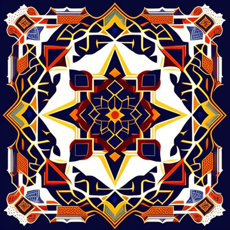 eminent-emu564: Flat ornamental arabic pattern