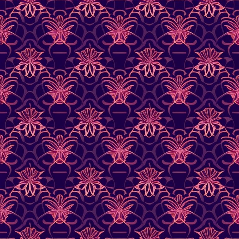 eminent-emu564: Seamless pattern. Flat background with a floral design ...