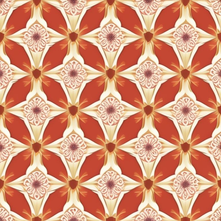 eminent-emu564: Seamless pattern. Flat background with a floral design ...