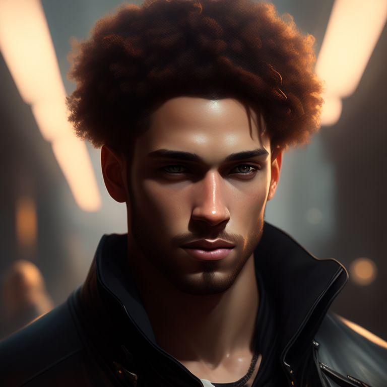 testywolf895 Lightskin male with Ginger curly hair and light brown eyes