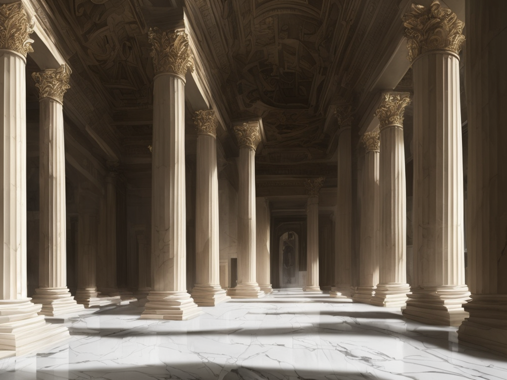 inside greek palace