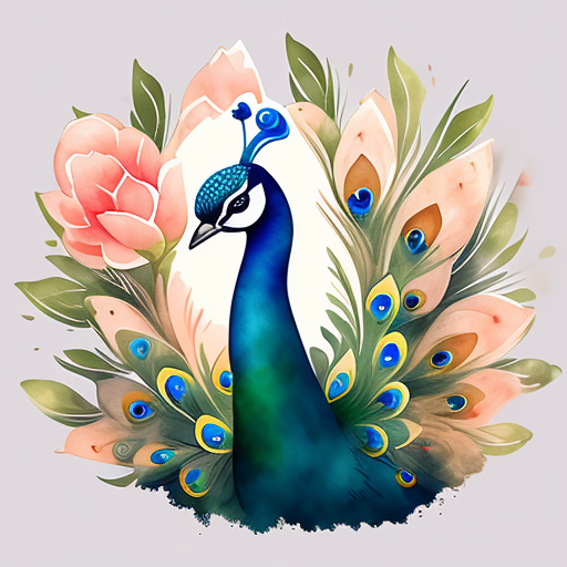 peacock cartoon images