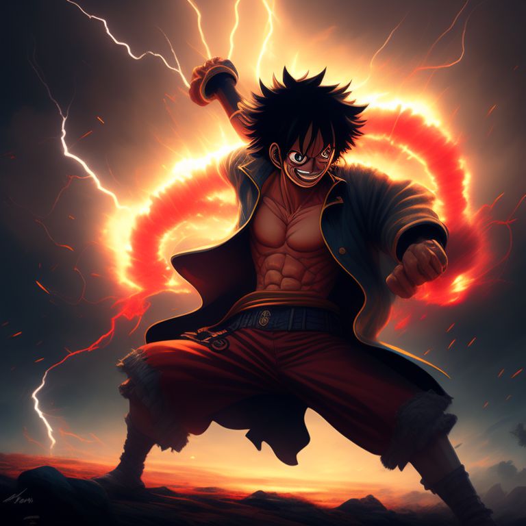 ArtStation - One Piece - Monkey D. Luffy (Gear Fourth)