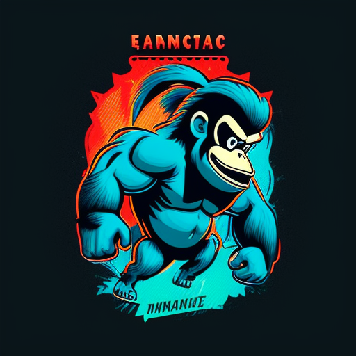 redduck300 donkey kong, arcade game, Sticker, Ecstatic, Vibrant Color