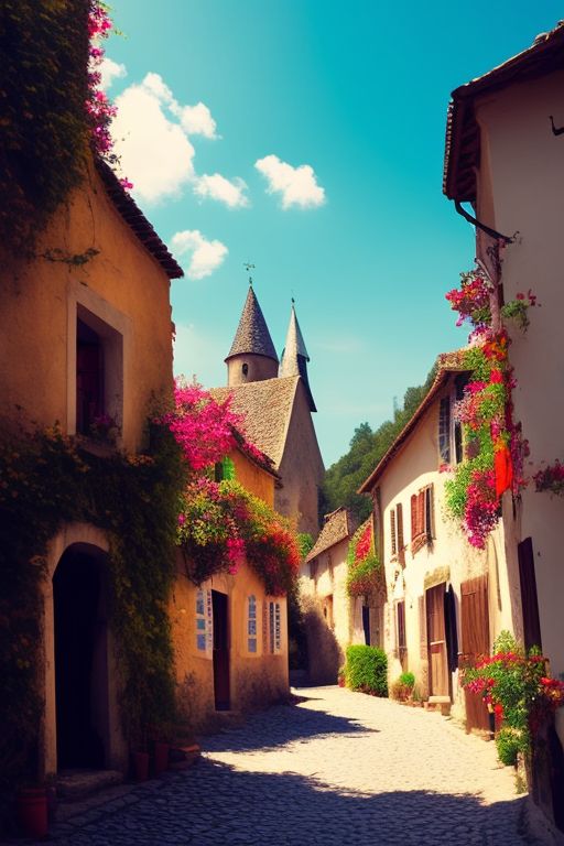 silkyshark789 medieval french village