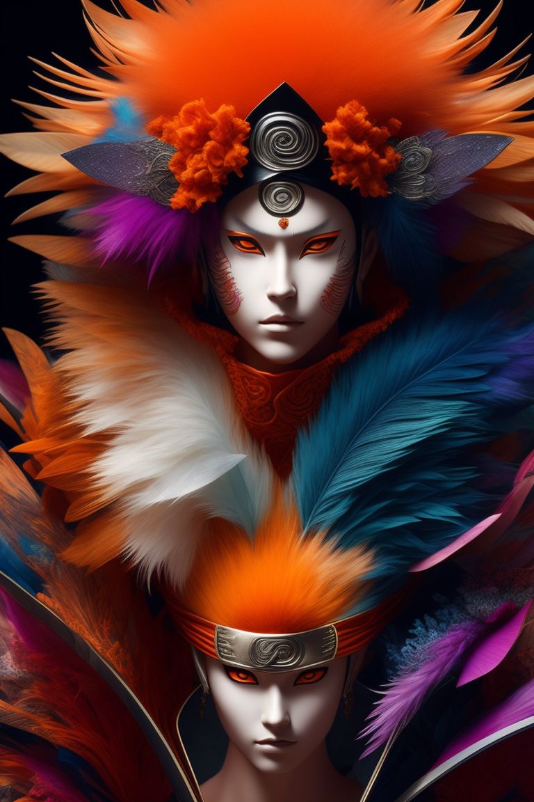 bluenocture: naruto with the nine tailed fox