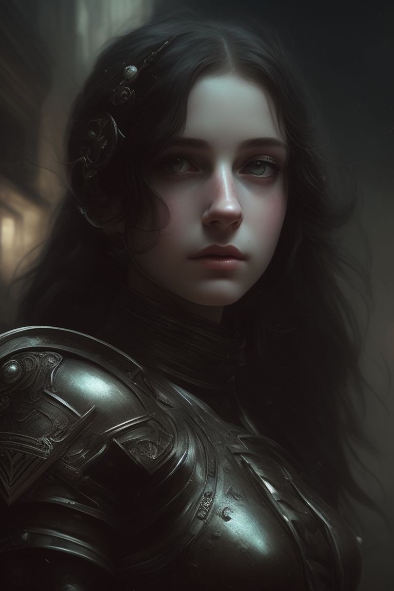 NAT_W: 16 year old girl in armor, fantasy, complex, elegant, highly ...