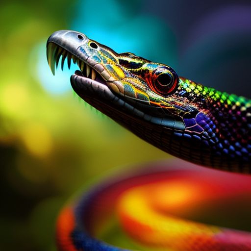 real rainbow snake