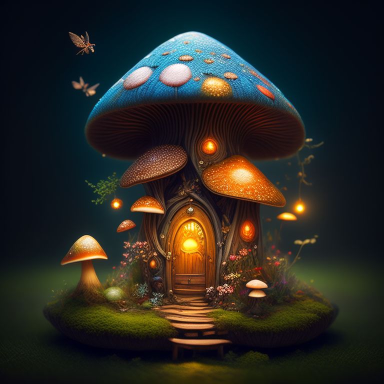 Whimsical Detailed Fantasy Home Decor Super Photorealistic · Creative  Fabrica