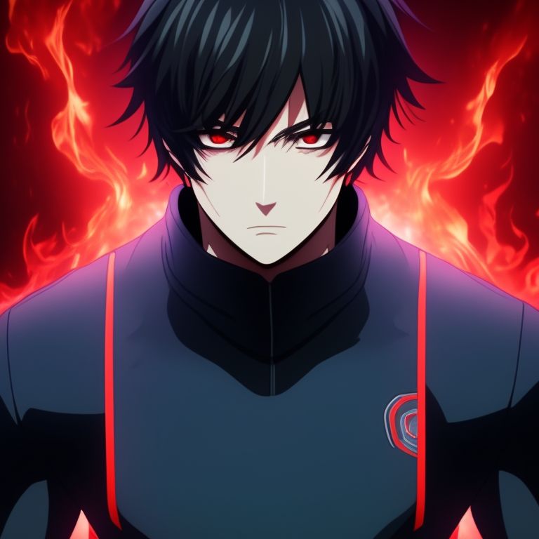 fire, anime, red eyes, Tokyo Ghoul, HD Wallpaper