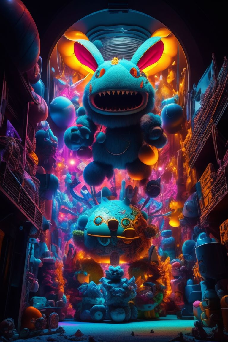 likely-zebra602: Rabbit steel attack monster in a cave