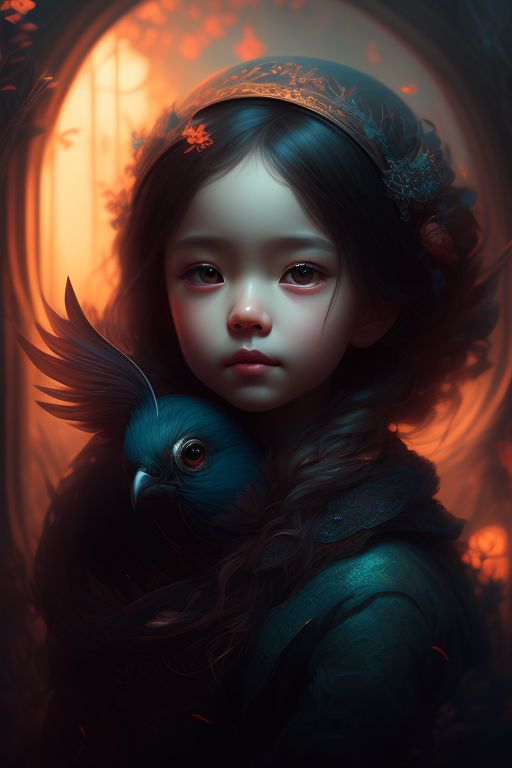 ArtStation - Scared Girl Face