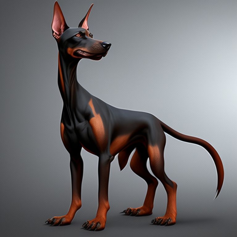 Shaved doberman 2024