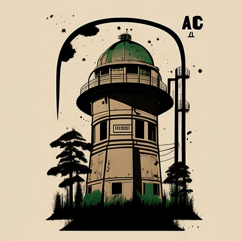 ickydunlin255 troutdale water tower graffiti with letters "ABC