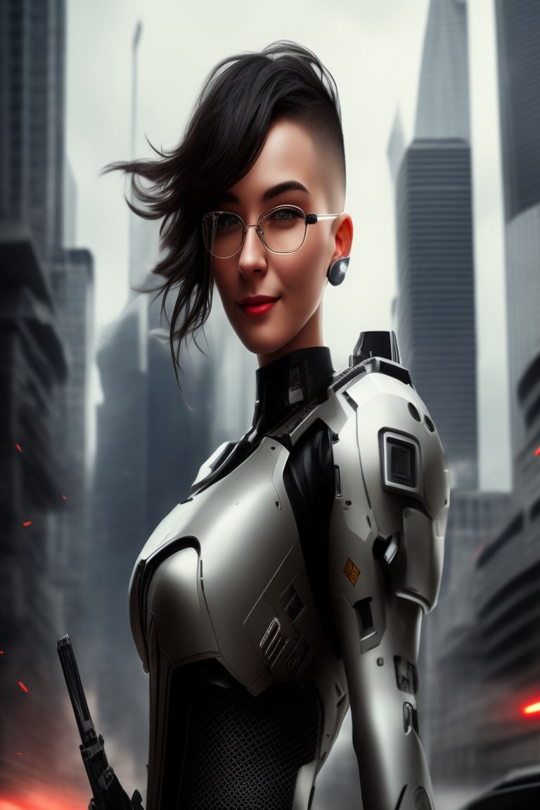 our-cat954: digital art, Caucasian female soldier mech suit 20 years ...