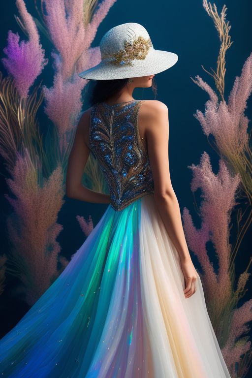 Helianthus in Color ~ Ombré Wedding Dress