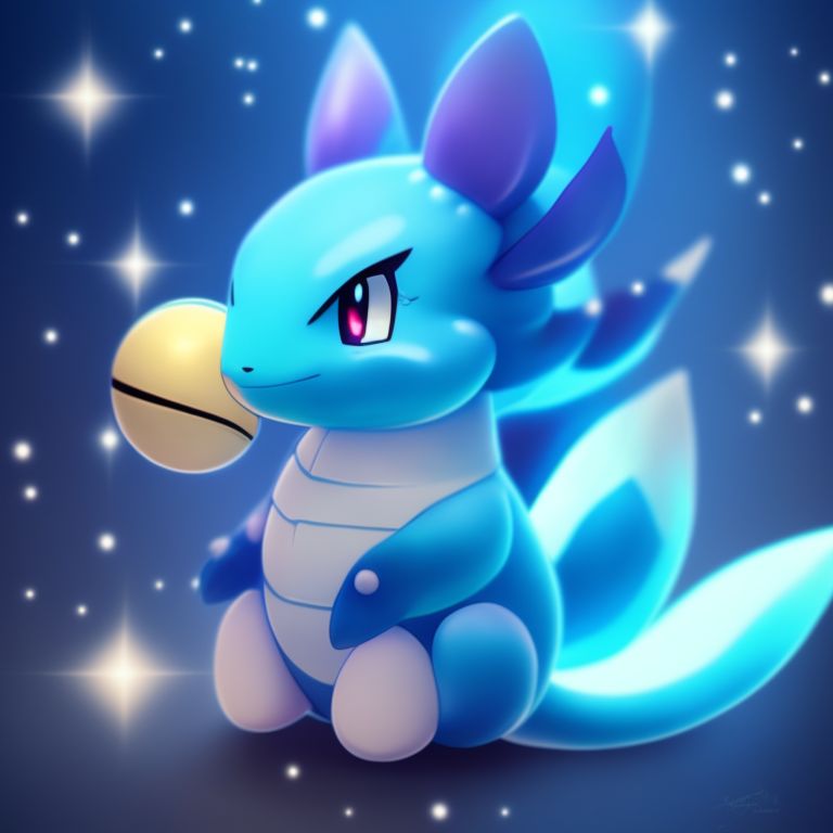 KookyCreator: anime, pokemon, kawaii cute blue dragonite