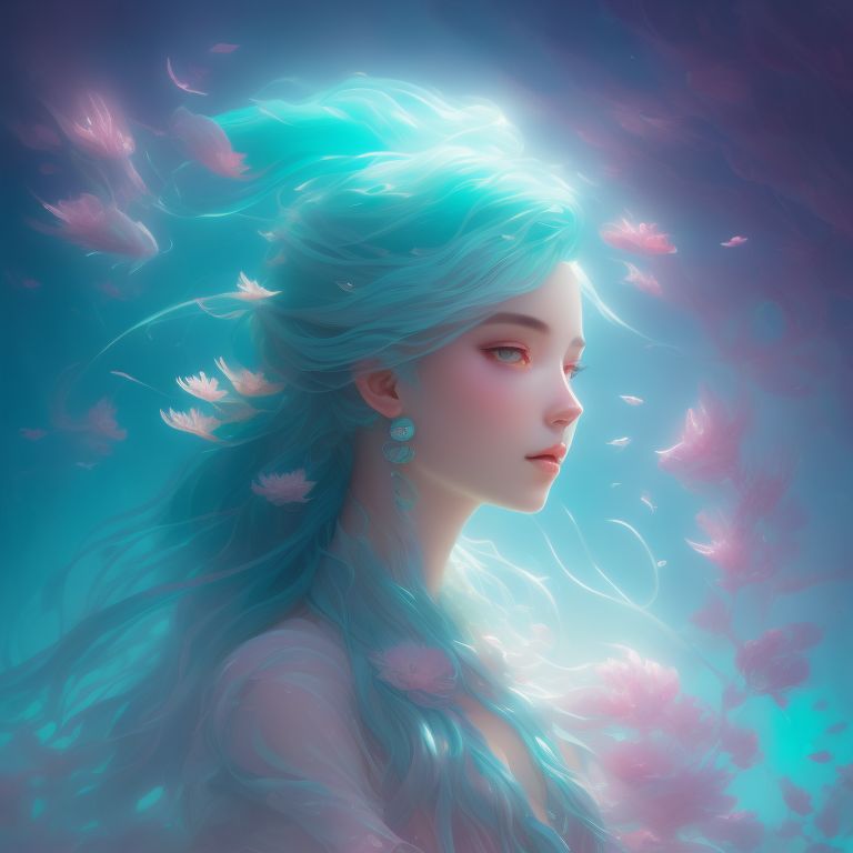 Mermaid Waters - The Art Inspires - Digital Art, Fantasy