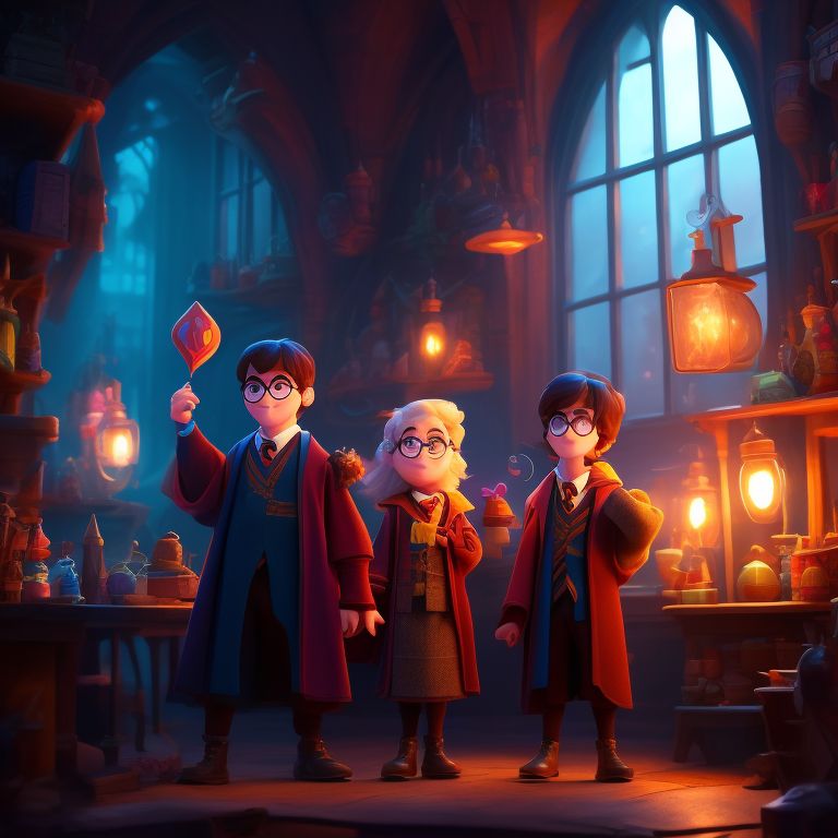 harry potter characters cartoon