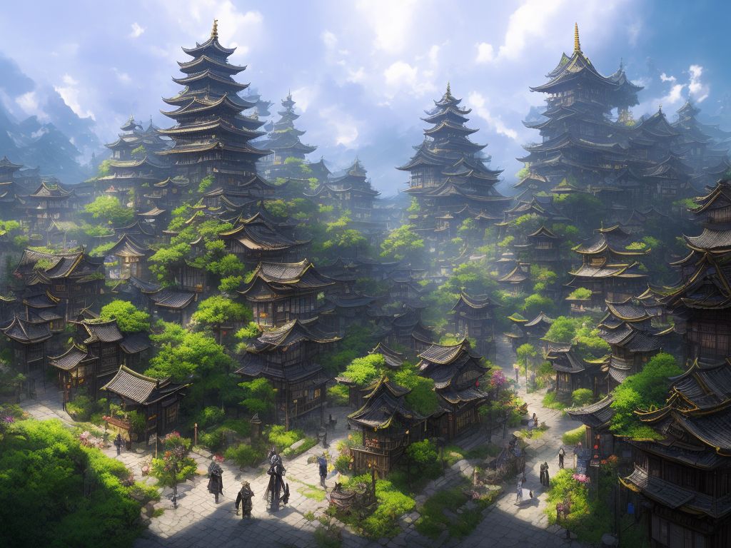 DanteHaiwindo: Japanese inspired village