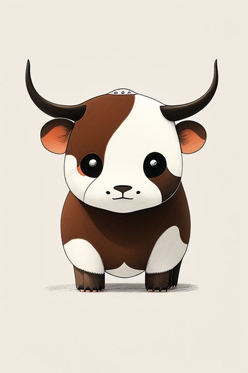 Sketchbook: Cute Cow Kawaii Sketchbook for Kids 120 Pages of 8.5