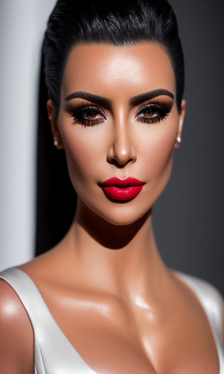 Naglauamorda: Kim Kardashian, (((full-length Portrait))), Face, Blood 