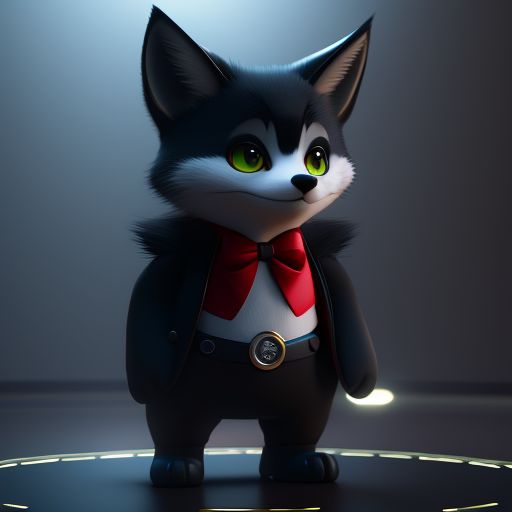elegantwren218 Tuxedo, fox, male, pfp, furry, cartoon, edgy, badass