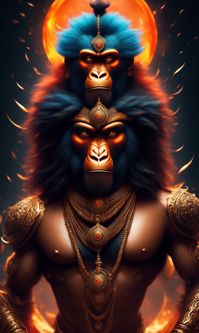 prime-weasel730: Monkey god India Hanuman