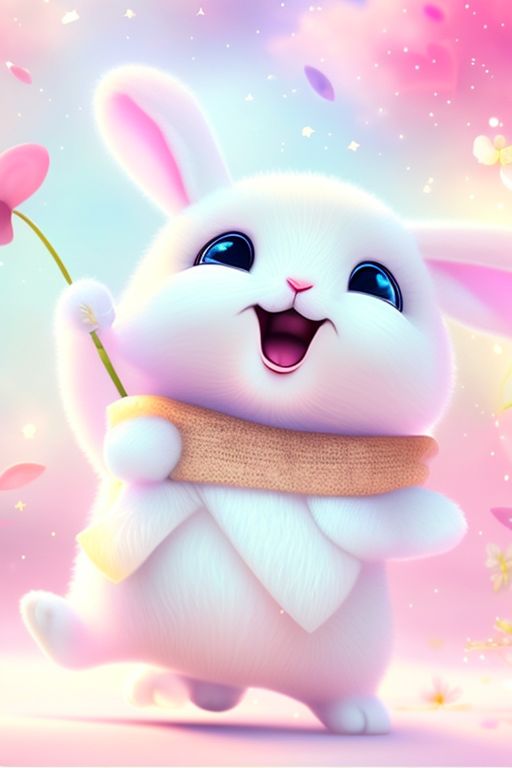 few-mole973: Super Cute And Adorable Little Fat Rabbit, heart hug ...