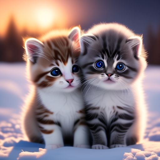 2 cute hot sale kittens