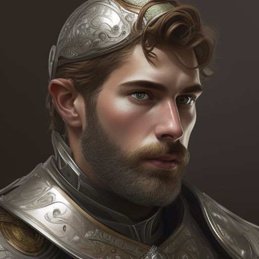 human paladin portrait