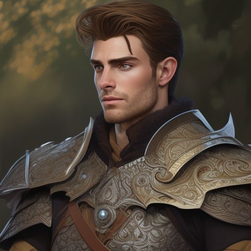 human paladin portrait