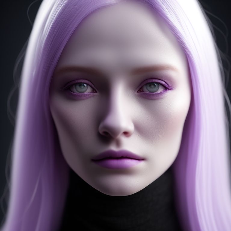 weeyak112 an albino woman with lilaccolored eyes