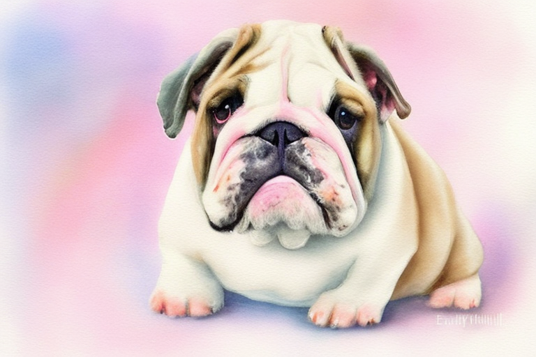 Cute English Bulldog Puppies Wallpaper