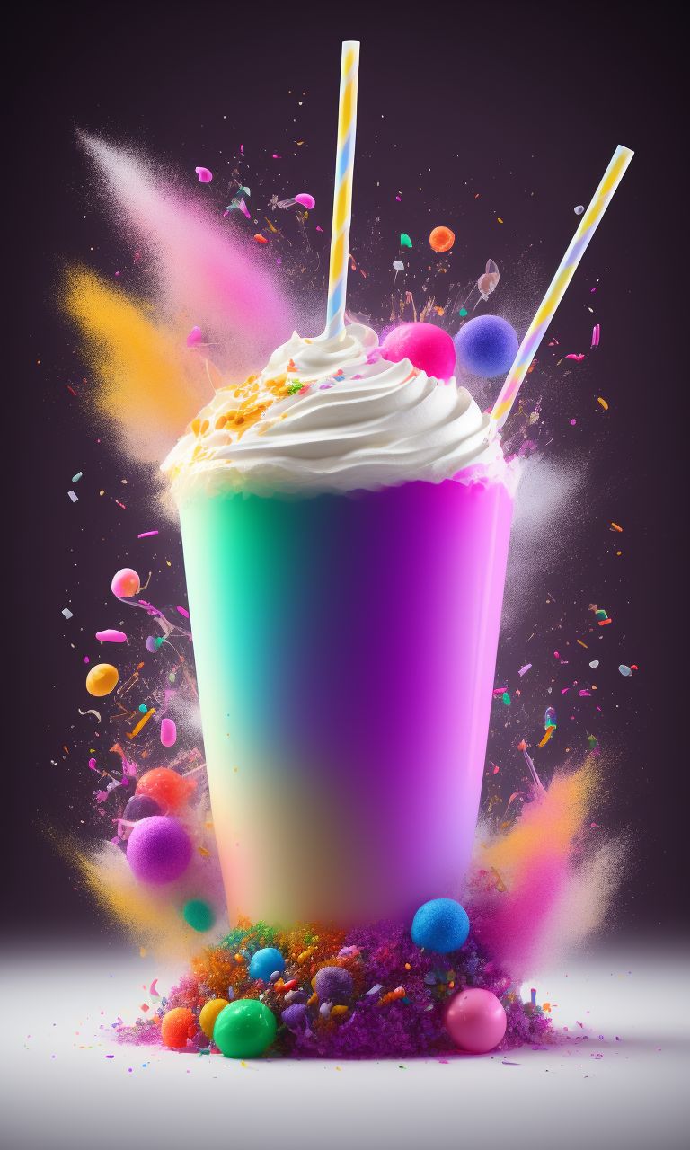 mantio.eu boba tea whip cream and sprinkles with coloful boba on