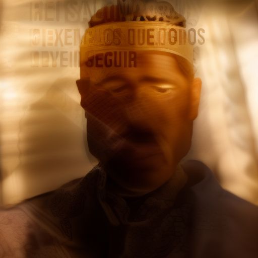 AmigoJC King David, crown on his head, head down, scream, typical