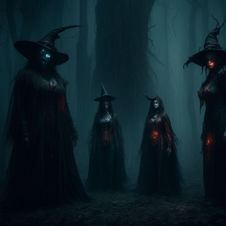 scary pictures of witches