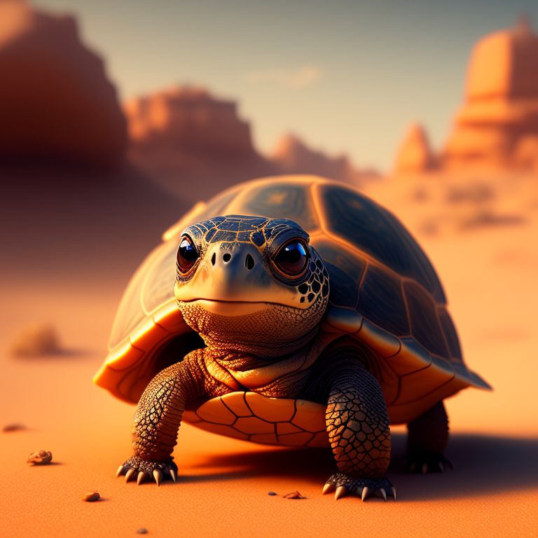 upset-cheetah63: Turtle in the desert