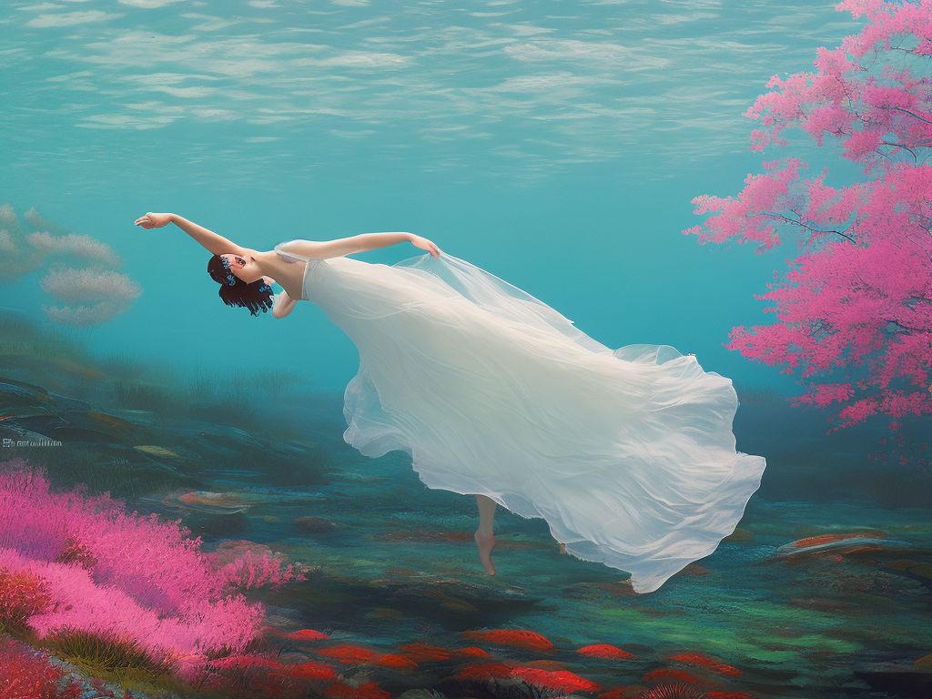 Floating on sale delicately dress