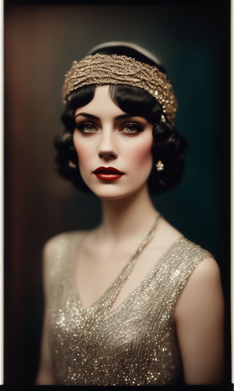 1920s flappers hairstyle